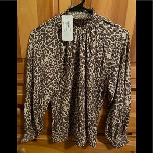 Nation LTD Leopard Print Shirt